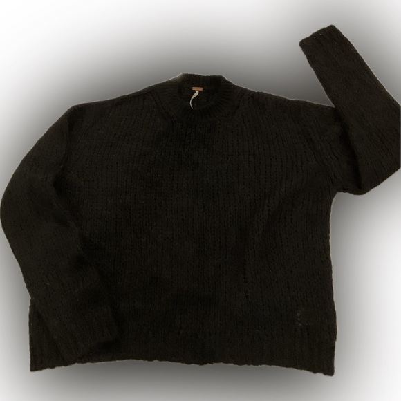 Free People- Alpaca Cable Knit Pull Over Sweater-Super Soft Women’s Size XS - Picture 2 of 7